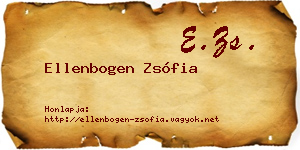 Ellenbogen Zsófia névjegykártya